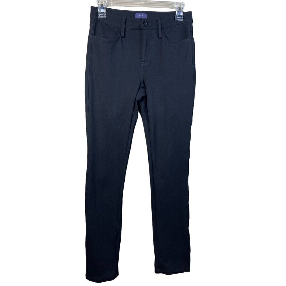 NYDJ Not Your Daughters Jeans Womens Sz 2 Black Casual Pants LiftTuck Technology